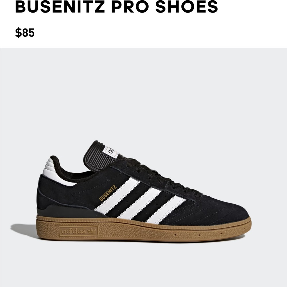 Adidas Busenitz Pro Shoes - Black MENS 9.5